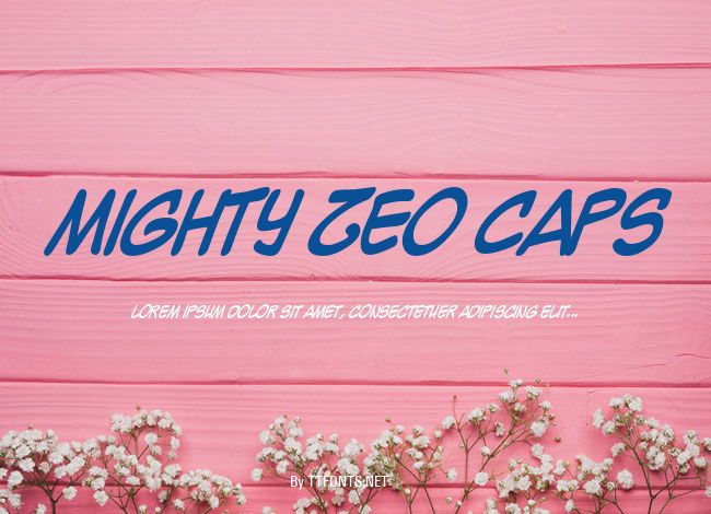 Mighty Zeo Caps example